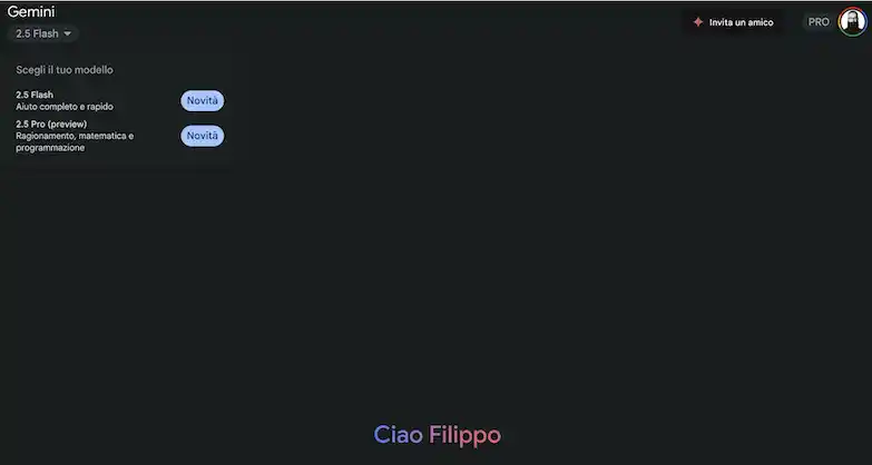 opzioni modello gemini ai