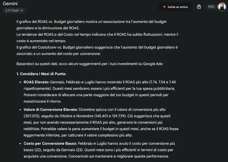 ricerca approfondita con gemini pro
